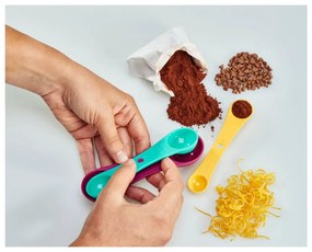 Zestaw 3 kolorowych miarek Metaltex Spoons