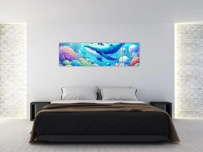 Obraz – Podwodny świat (170x50 cm)