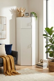 Szafa biała narożna z nadstawką L3-H31