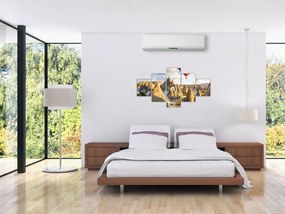 Obraz - Balony na ogrzane powietrze (125x70 cm)