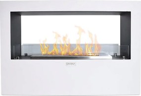 Giotto S Biały 100x30x70 Biokominek stojący do wewnątrz i na zewnątrz