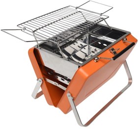Przenośny grill na węgiel drzewny Burnt Orange – Rex London