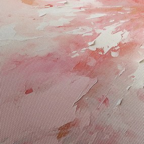 Obraz - Różowa abstrakcja (125x70 cm)