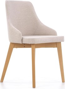 Wygodne krzesło na drewnianych nogach w kolorze dąb miodowy Toledo