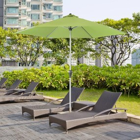 Doppler ACTIVE parasol ogrodowy 280 cm zielony