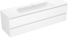 Mexen Orio szafka łazienkowa 160 cm z umywalką Vela, 2 szuflady, biała mat - 91A10-16047-2-BFF01-W23M01