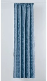 Niebieska zasłona 140x245 cm Giuseppe – Mendola Fabrics