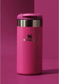 Różowy kubek termiczny ze stali nierdzewnej 350 ml AeroLight™ Transit Mug Violet Blossom – Stanley