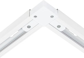 Nowoczesny system oświetlenia szynowego z 6 białymi reflektorami jednofazowymi 300 cm - Iconic Jeana