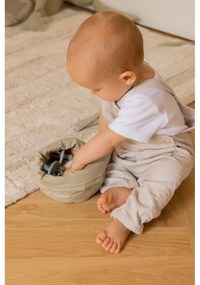 Jasnozielone tekstylne pojemniki dziecięce zestaw 2 szt. ø 30x20 cm Bambie Olive – Lorena Canals