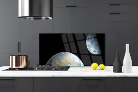 Panel Szklany do Kuchni Kosmiczna Więź Światów