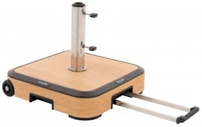 ALU WOOD TROLLEY 50kg - mobilny stojak na kółkach