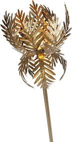 Lampa stojąca w stylu vintage złota - Botanica Simplo