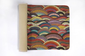 Antypoślizgowy dywanik łazienkowy Antypoślizgowy dywanik łazienkowy Kolorowa Abstrakcja