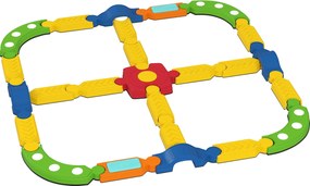 AIYAPLAY Balansujący balkon dla dzieci, interaktywna konstrukcja, antypoślizgowa, plastikowa, kolorowa