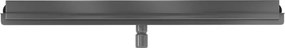 Mexen Flat Wall odpływ liniowy ścienny 2w1 100 cm, gun gray szczotkowany - 1E30100
