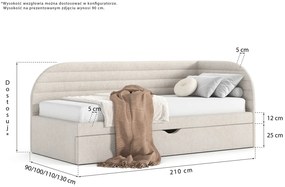 Łóżko Ammo z szufladą