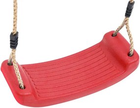 Czerwona wisząca huśtawka ogrodowa dla dzieci C2-D10