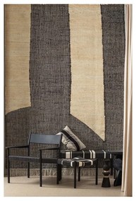 Czarny stołek z litego drewna mango Jessy – WOOOD