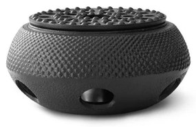 Czarny żeliwny podgrzewacz do herbaty Bredemeijer Jang, ⌀ 14,4 cm
