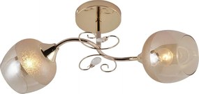 Złoty żyrandol z ozdobnymi elementami K3-P25