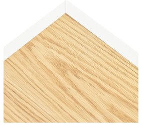 Biało-naturalna szafka pod TV w dekorze dębu 180x45 cm Arista – Teulat