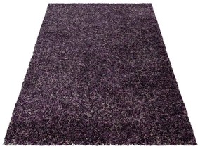 Dywan shaggy Enjoy fioletowy wielokolorowy 80 cm x 150 cm
