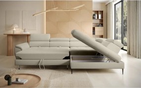 Narożnik EMPOLI L Prawostronny z funkcją spania Prawostronny w ktaninie ARAGON 03 WERSAL