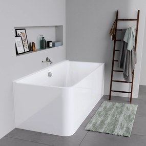 Wanna Duravit P3 przyściennaAkryl - biała 180 x 80 cm - wybór strony zabudowy