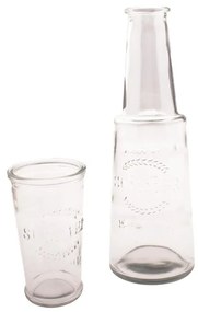 Szklana karafka ze szklanką, 800 ml