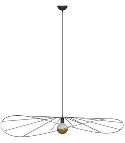 Czarna lampa wisząca ø 110 cm Elliot – Sollux