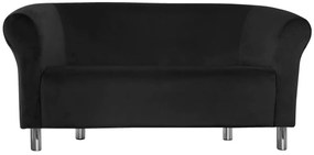 Sofa Milo MG19 czarny nogi chrom