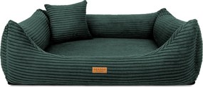 Legowisko dla psa i kota Rimini - zieleń butelkowa