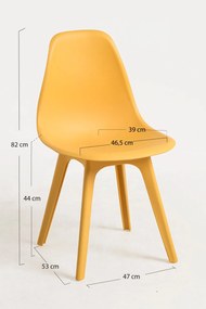 Zestaw 4 Krzese Kelen Suprym