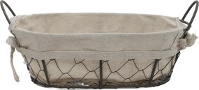 Koszyk na chleb, pieczywo, owoce COUNTRY STYLE, 26x17x9 cm, ZELLER