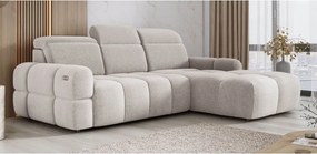 Narożnik MATEO S Wolnostojący Prawostronny Tkanina Memphis 01 kolor Beżowy WERSAL