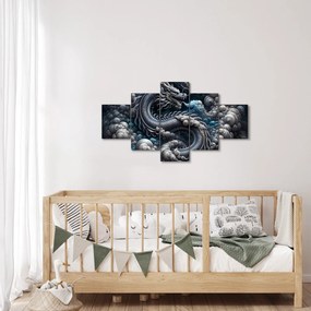 Obraz – Smok w dymie (125x70 cm)