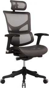 Ergonomiczny fotel biurowy z siateczki ErgoFly Sail, zgodny z normą BHP