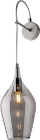 Kinkiet Ares Iron z szarym szkłem Pyrex 1 światło .14 P.21 BL273-AP1-GR