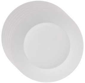 Orion Zestaw porcelanowych talerzy płytkich Mona linka 6 szt., 27 cm