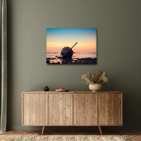 Obraz - Rozbity statek (70x50 cm)