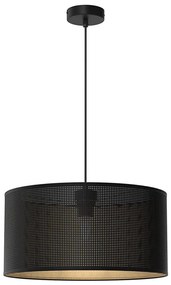 Lampa LOFT SHADE 1xE27/60W/230V pr. 40 cm czarno-złota