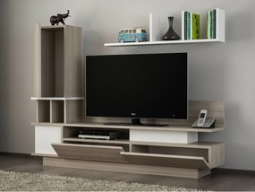 Ściana telewizyjna Como White and Cordoba