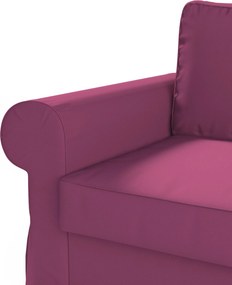 Pokrowiec na sofę Backabro 2-osobową rozkładaną kolor różowy tkanina strukturalna