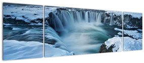 Obraz - Wodospad Bogów, Islandia (170x50 cm)