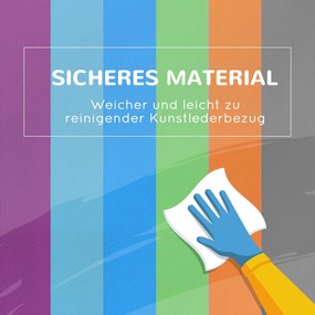 HOMCOM Zabawka do wspinaczki i pełzania dla dzieci, miękka pianka EPE, 20x20x20 cm, Wielobarwny, 1-3 Lata