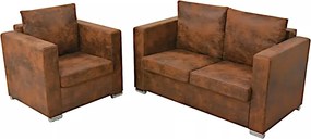 2-osobowa sofa oraz fotel F8-L46