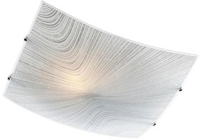 Redo 05-812 - Lampa sufitowa SHAKE 1xE27/42W/230V 29,5x29,5 cm biała