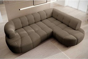 Narożnik VELPA L z elektryczną regulacją siedziska Prawostronny w tkaninie JAGUAR 08 WERSAL