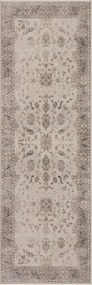 Dywan vintage INKA Arabeska z Efektem Postarzenia Beżowy 80 cm x 250 cm